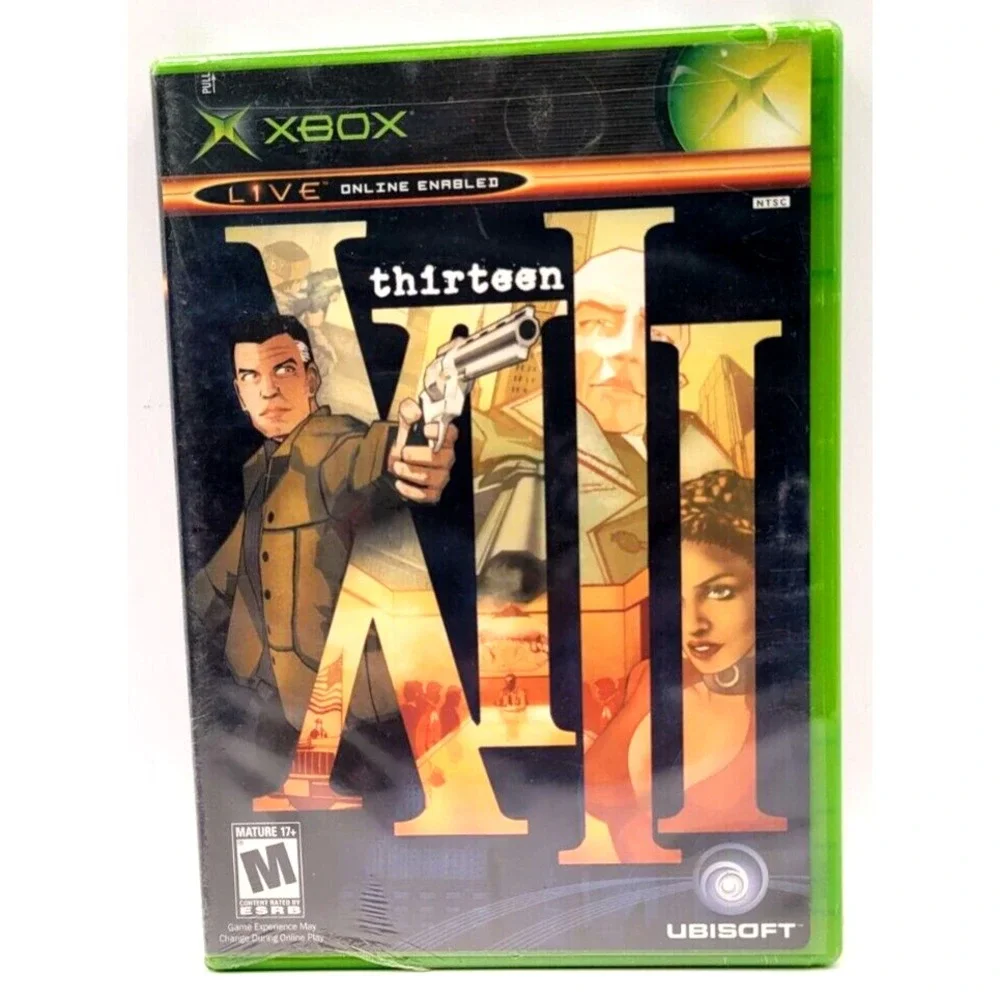 XIII Thirteen (2003, Ubisoft) Brand New‎ Factory Sealed Microsoft Xbox Game